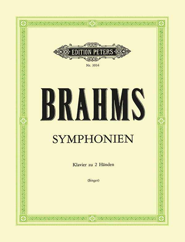 Brahms: Symphonies, Opp. 68, 73, 90, 98 (arr. for piano)