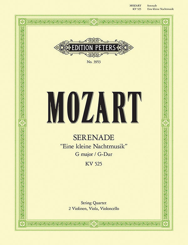 Mozart: Eine kleine Nachtmusik for String Quartet, K. 525