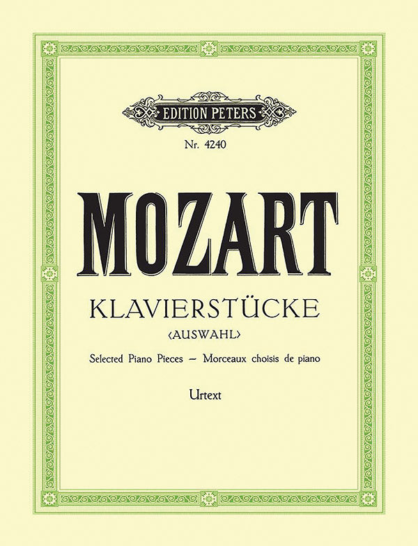 Mozart: Selected Piano Pieces