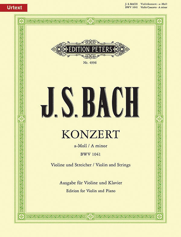 Bach: Violin Concerto in A Minor, BWV 1041