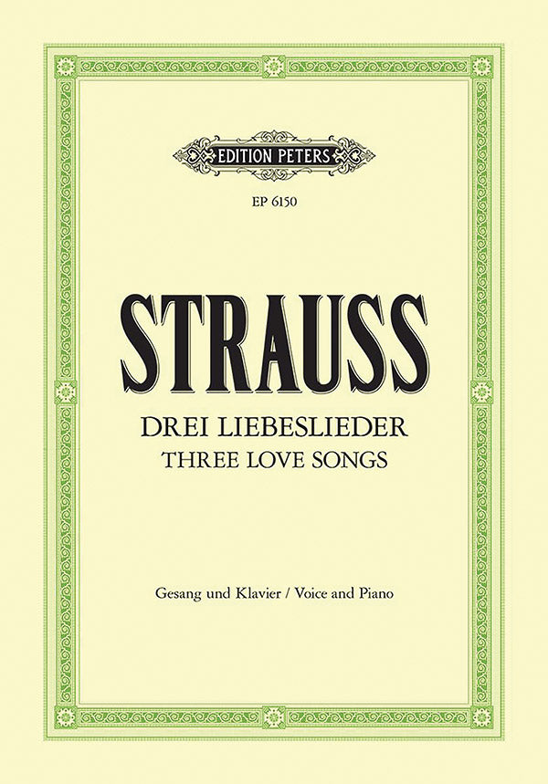 Strauss: 3 Love Songs