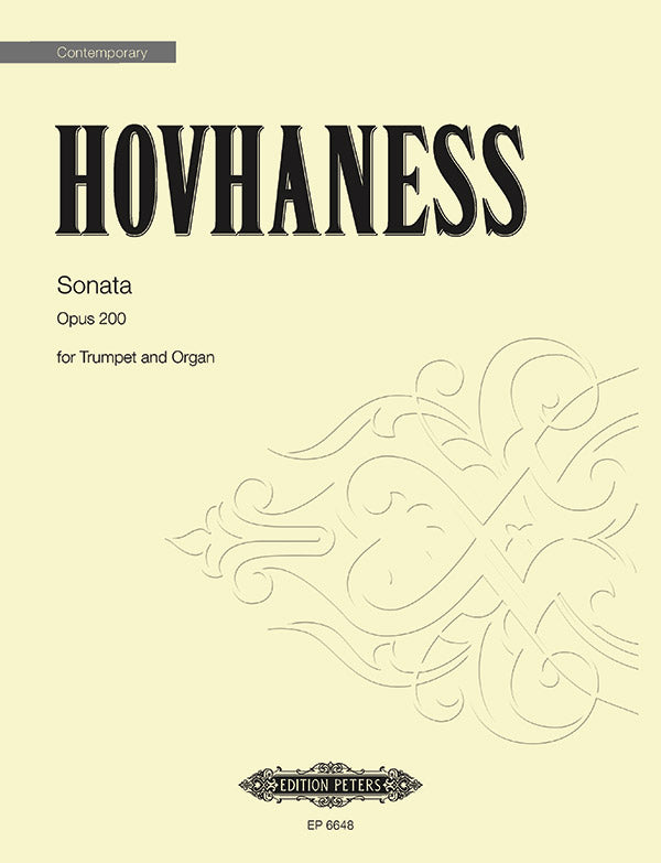 Hovhaness: Sonata, Op. 200