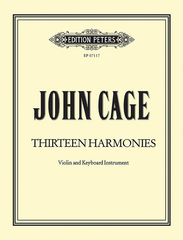 Cage: 13 Harmonies from Apartment House 1776 (arr. for violin & keyboard)