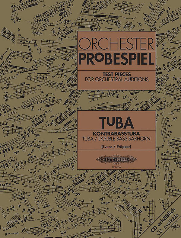 Test Pieces for Orchestral Auditions - Tuba / Double Bass Saxhorn