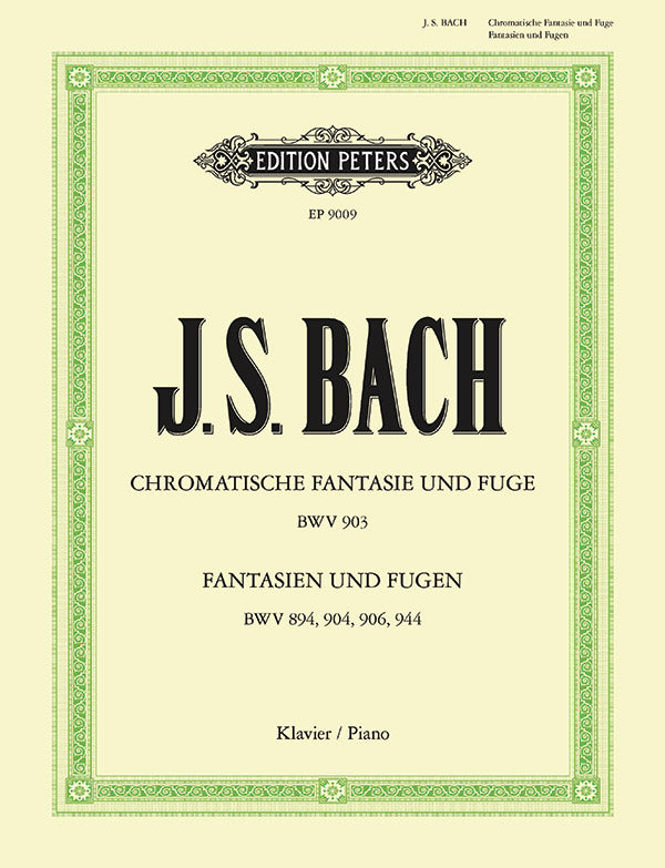 Bach: Fantasies and Fugues, BWV 894, 903, 904, 906, 944