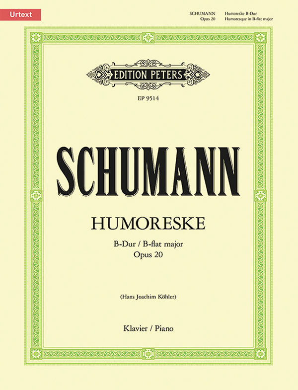 Schumann: Humoresque in B-flat Major, Op. 20