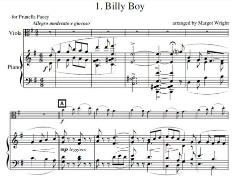 Three Northumbrian Folk Songs (arr. for viola & piano)