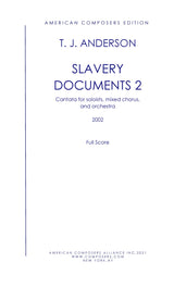 Anderson: Slavery Documents 2