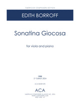 Borroff: Sonatina Giocosa