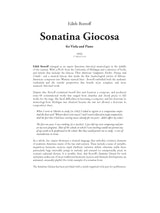 Borroff: Sonatina Giocosa