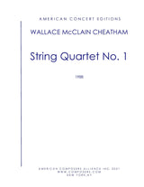 Cheatham: String Quartet No. 1