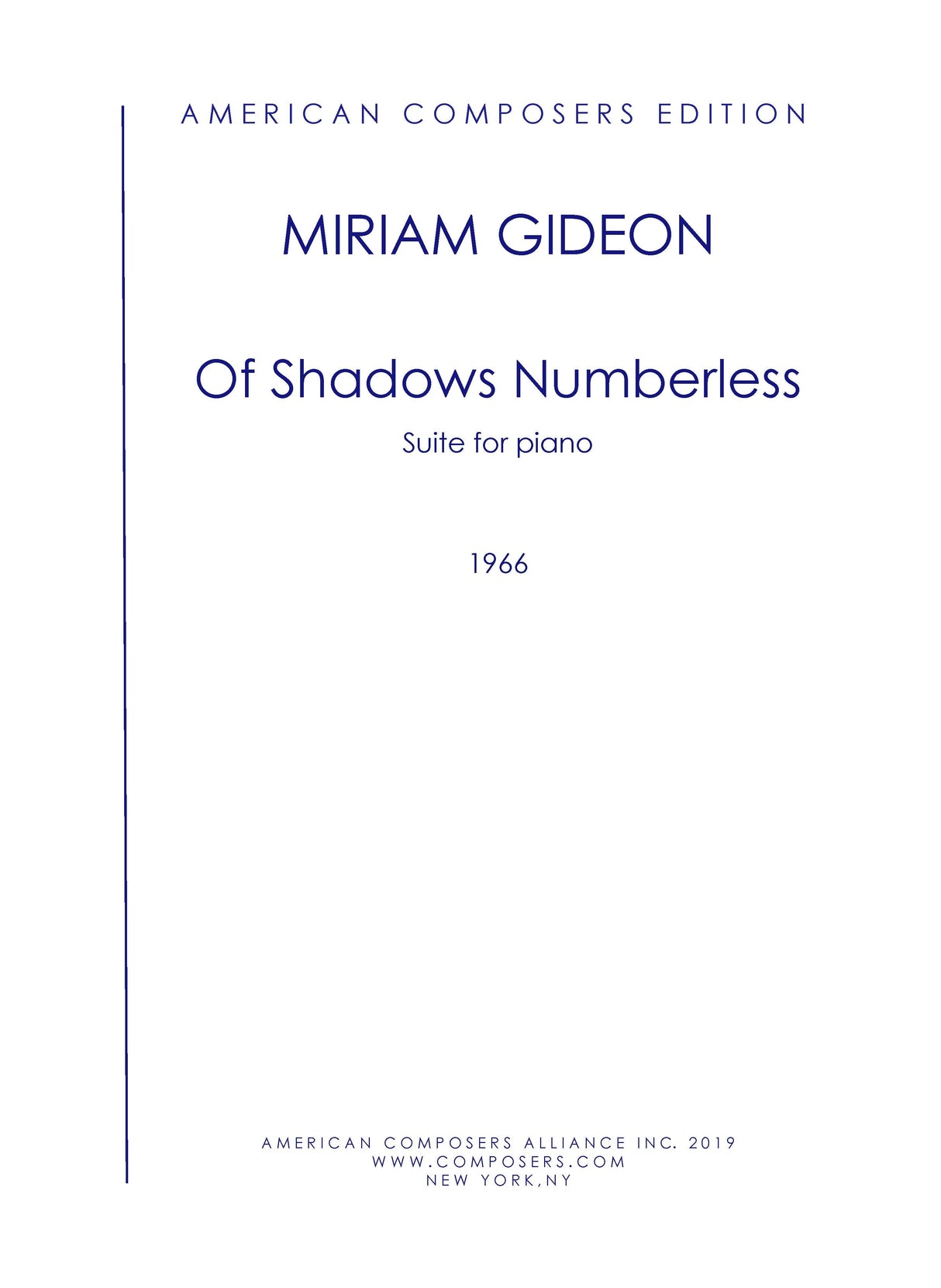 Gideon: Of Shadows Numberless