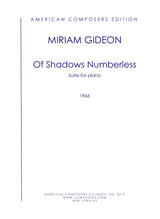 Gideon: Of Shadows Numberless