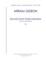 Gideon: Sonnets from Fatal Interview