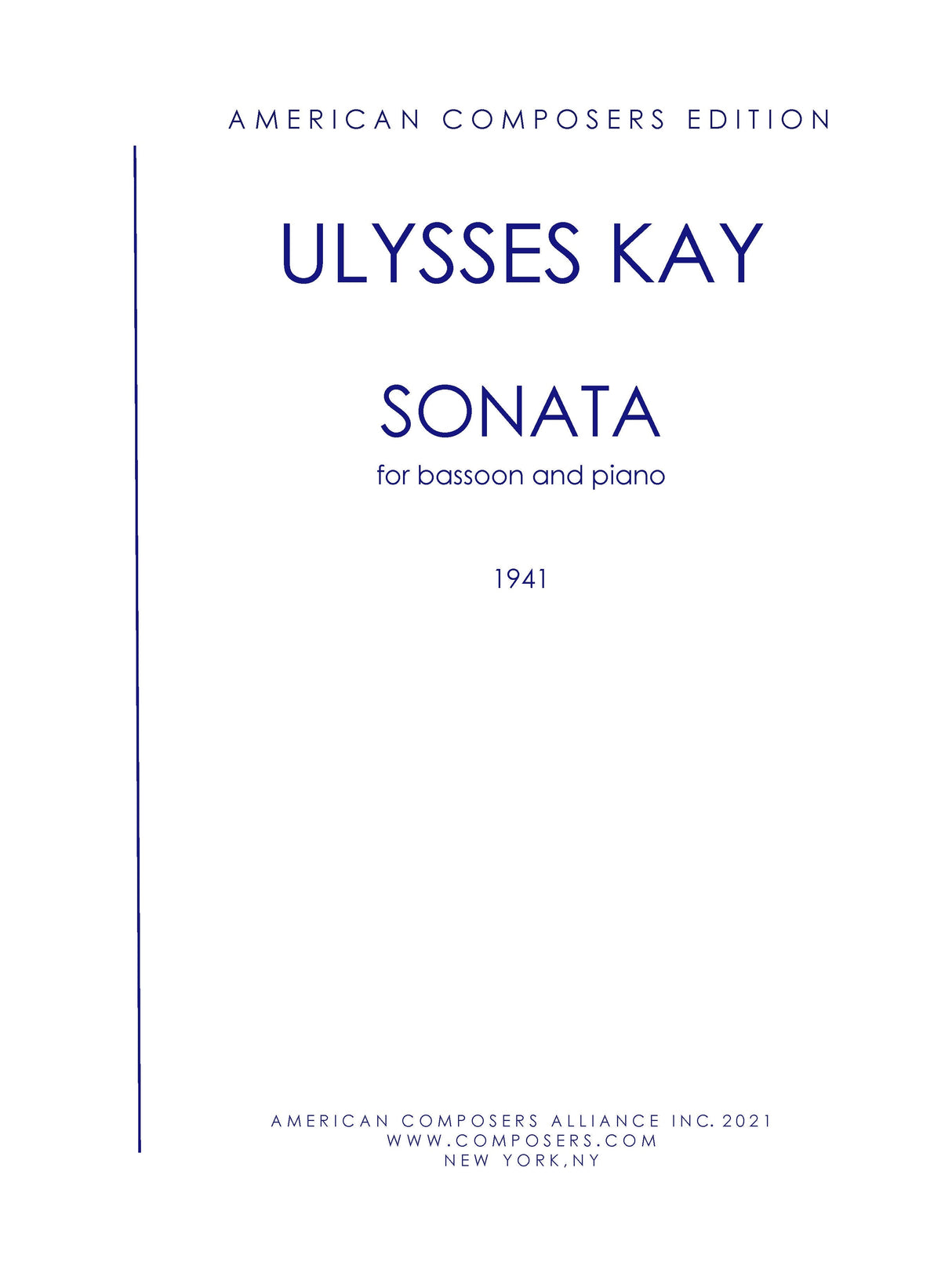 Kay: Bassoon Sonata