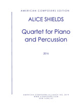 Shields: Quartet for Piano and Percussion