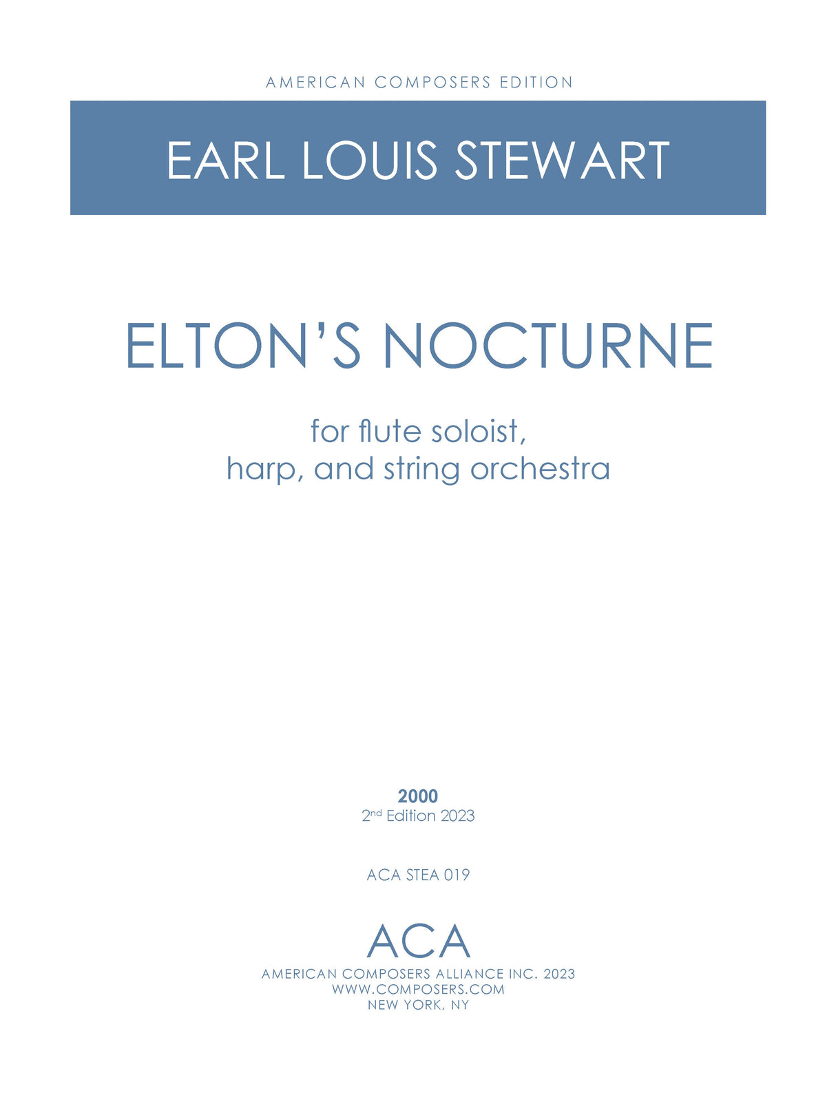 Stewart: Elton's Nocturne