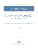 Welch: Tomorrow's Memories