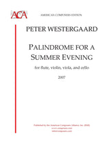 Westergaard: Palindrome for a Summer Evening