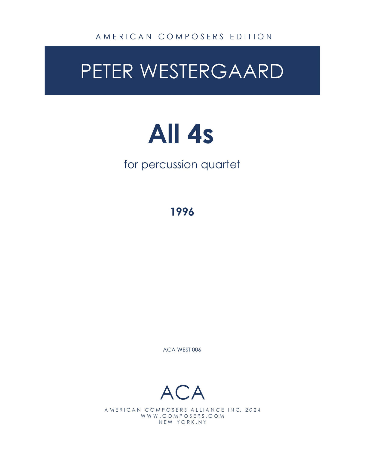 Westergaard: All 4s