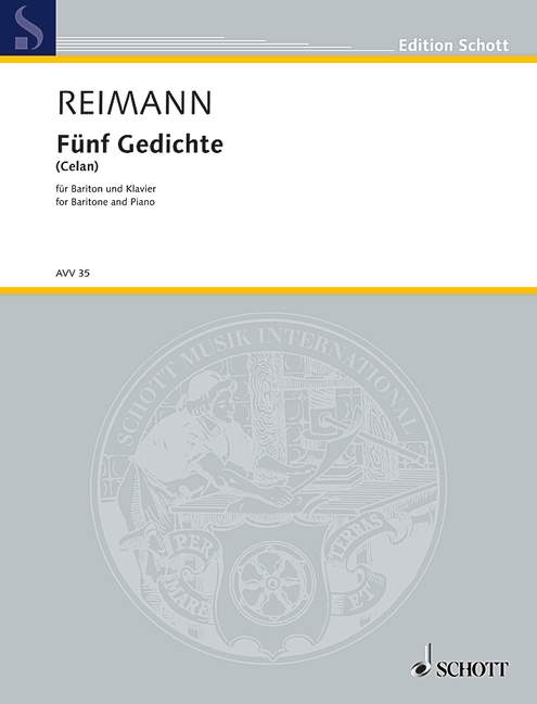 Reimann: 5 Poems (Gedichte) of Paul Celan