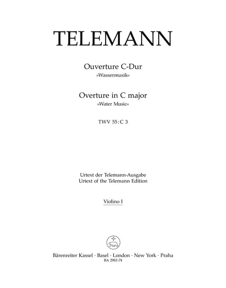 Telemann: Overture in C Major, TWV 55:C3