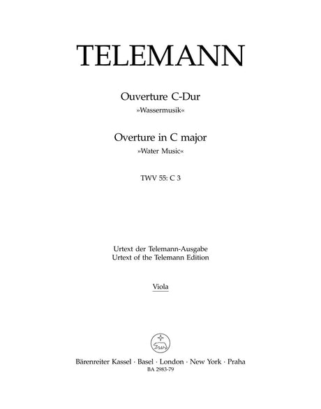 Telemann: Overture in C Major, TWV 55:C3