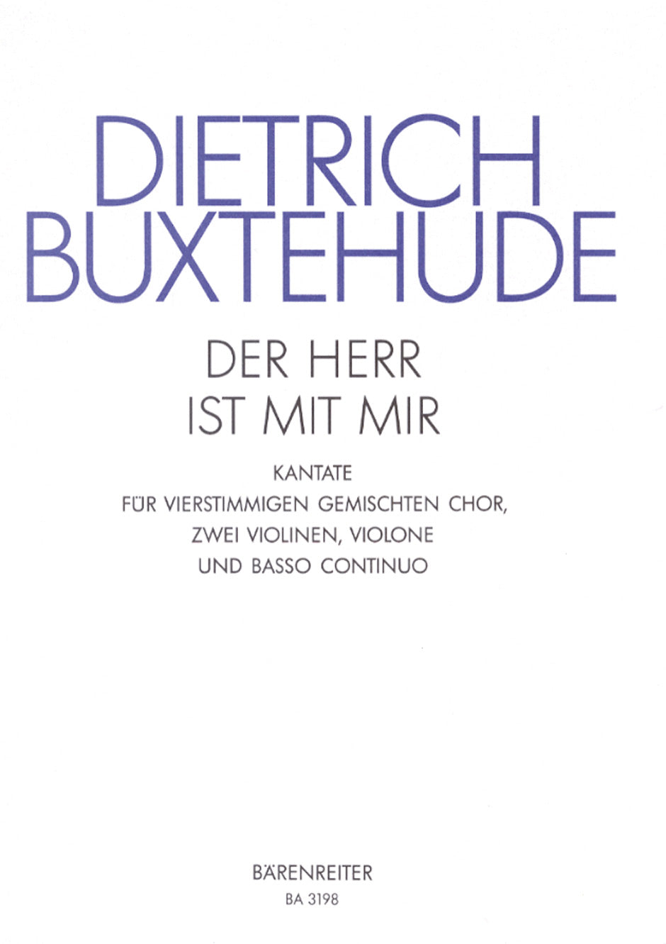 Buxtehude: Der Herr ist mit mir, BuxWV 15