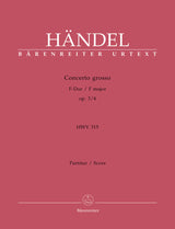 Handel: Concerto grosso in F Major, HWV 315, Op. 3, No. 4