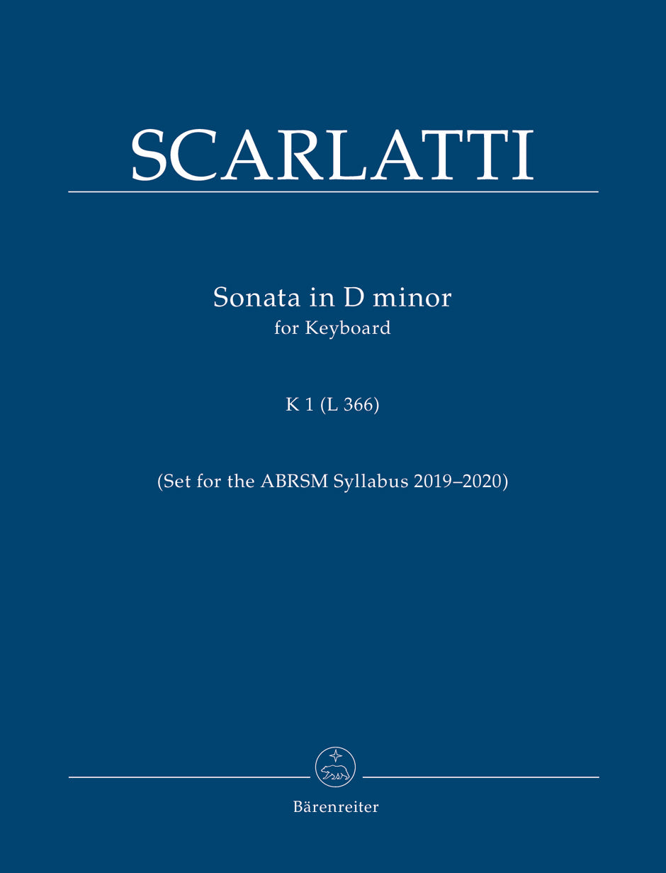 Scarlatti: Keyboard Sonata in D Minor, K. 1 (L. 366)