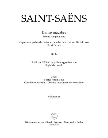 Saint-Saëns: Danse macabre, Op. 40