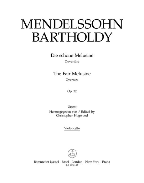 Mendelssohn: Die schöne Melusine, MWV P 12, Op. 32