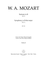 Mozart: Symphony No. 5 in B-flat Major, K. 22