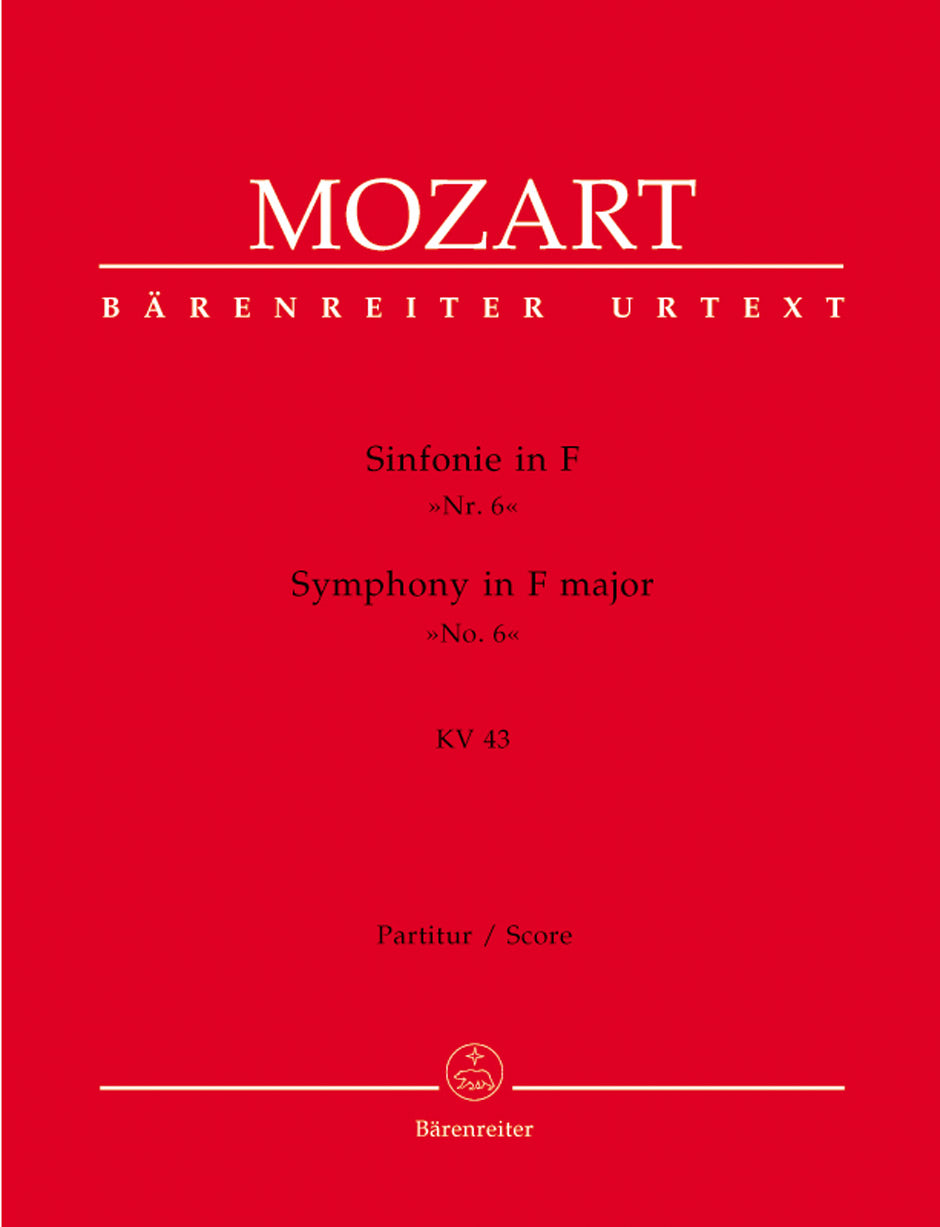 Mozart: Symphony No. 6 in F Major, K. 43 - Ficks Music