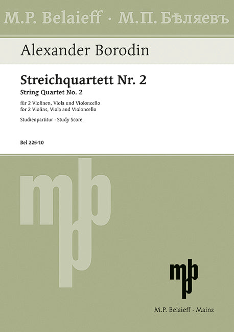 Borodin: String Quartet No. 2 in D Major