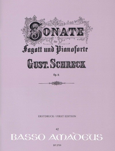 Schreck: Bassoon Sonata in E-flat Major, Op. 9