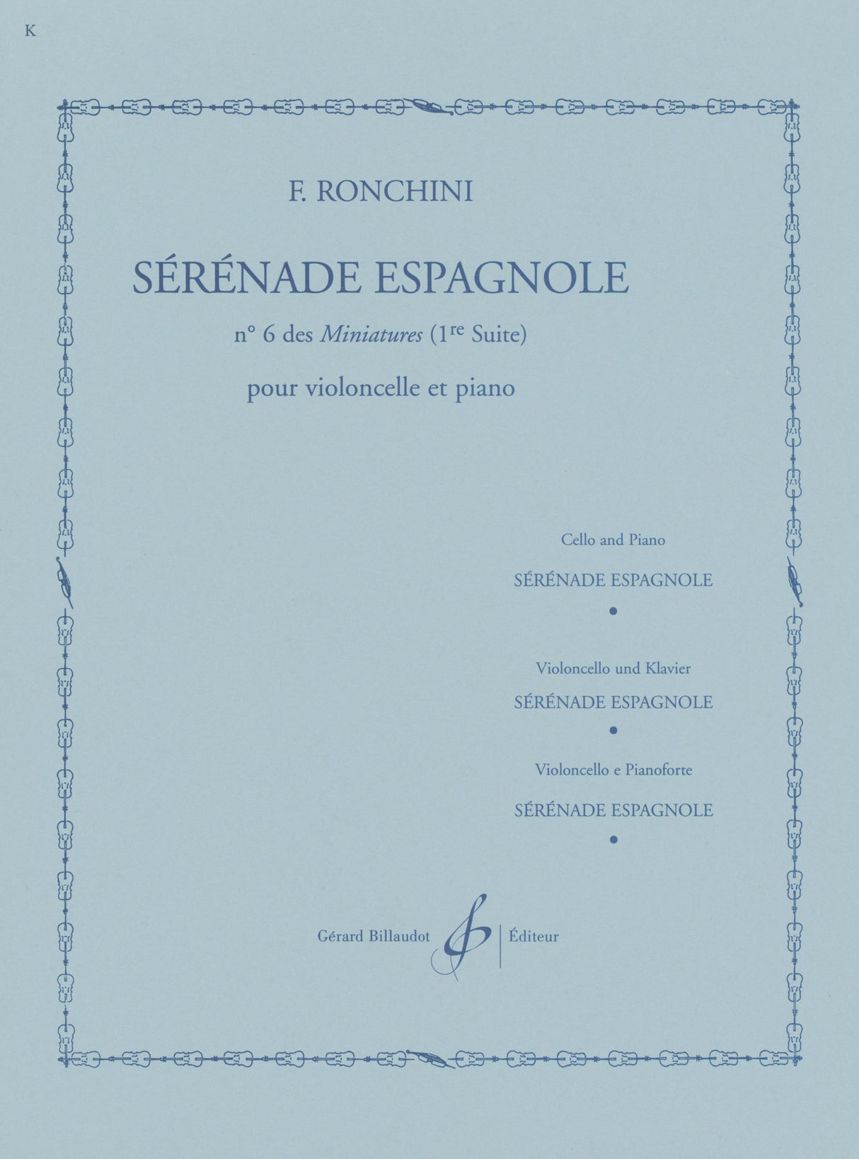 Ronchini: Sérénade Espagnole