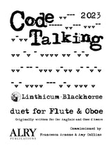 Linthicum-Blackhorse: Code Talking for Flute and Oboe