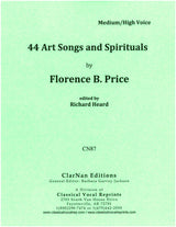 Price: 44 Art Songs and Spirituals