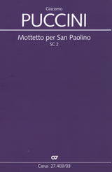 Puccini: Mottetto per San Paolino, SC 2