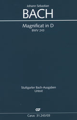 Bach: Magnificat in D Major, BWV 243, BWV³ 243.2