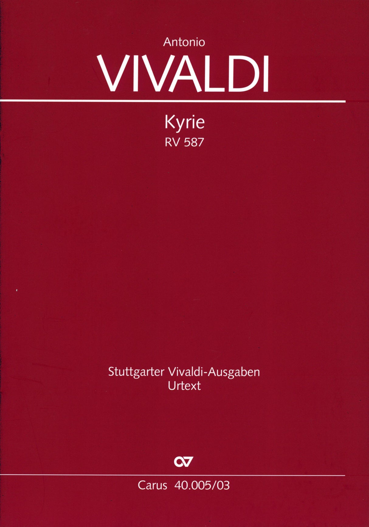 Vivaldi: Kyrie, RV 587