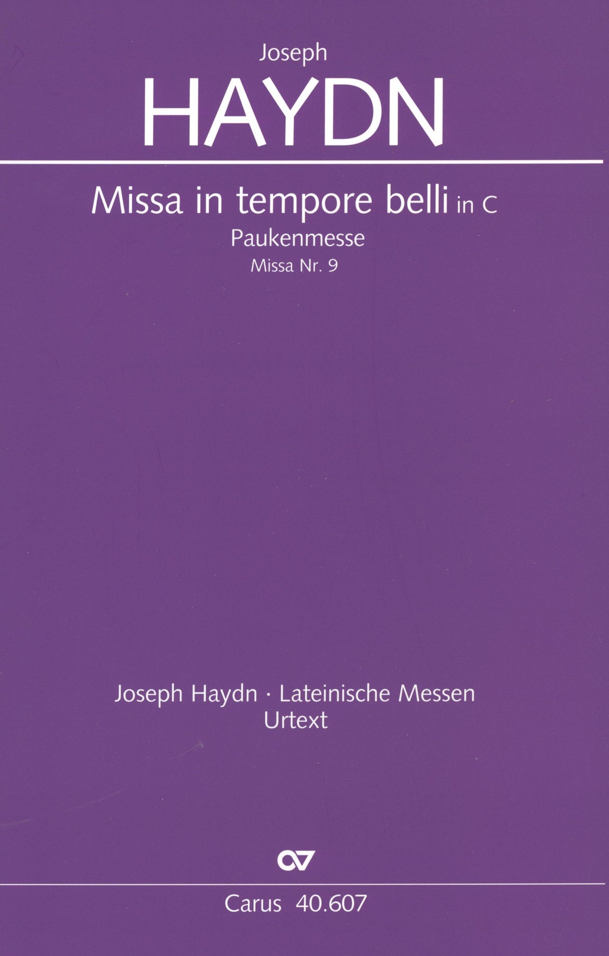 Haydn: Missa in Tempore Belli, Hob. XXII:9