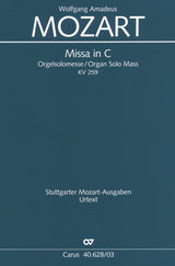 Mozart: Missa brevis in C Major, K. 259