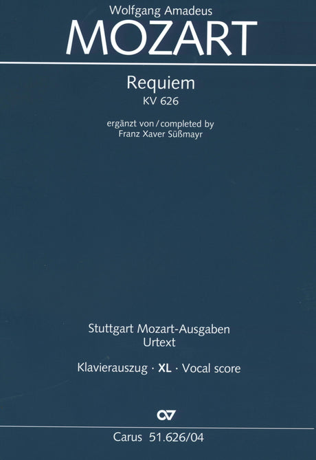 Mozart: Requiem, K. 626 (completed by Süssmayr)