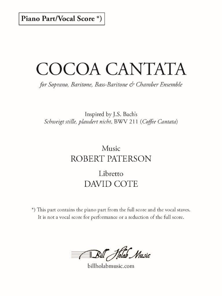 Paterson: Cocoa Cantata