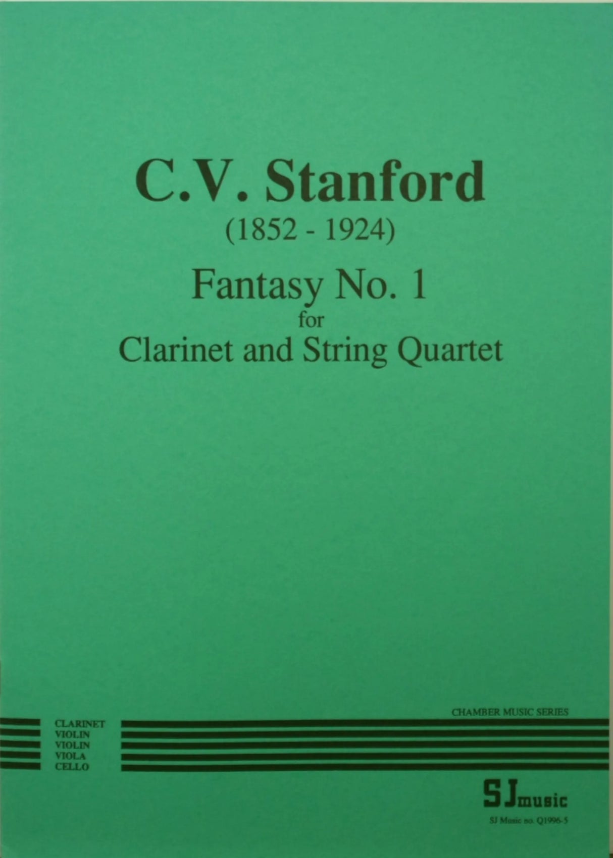 Stanford: Fantasy No. 1 in G Minor for Clarinet & String Quartet