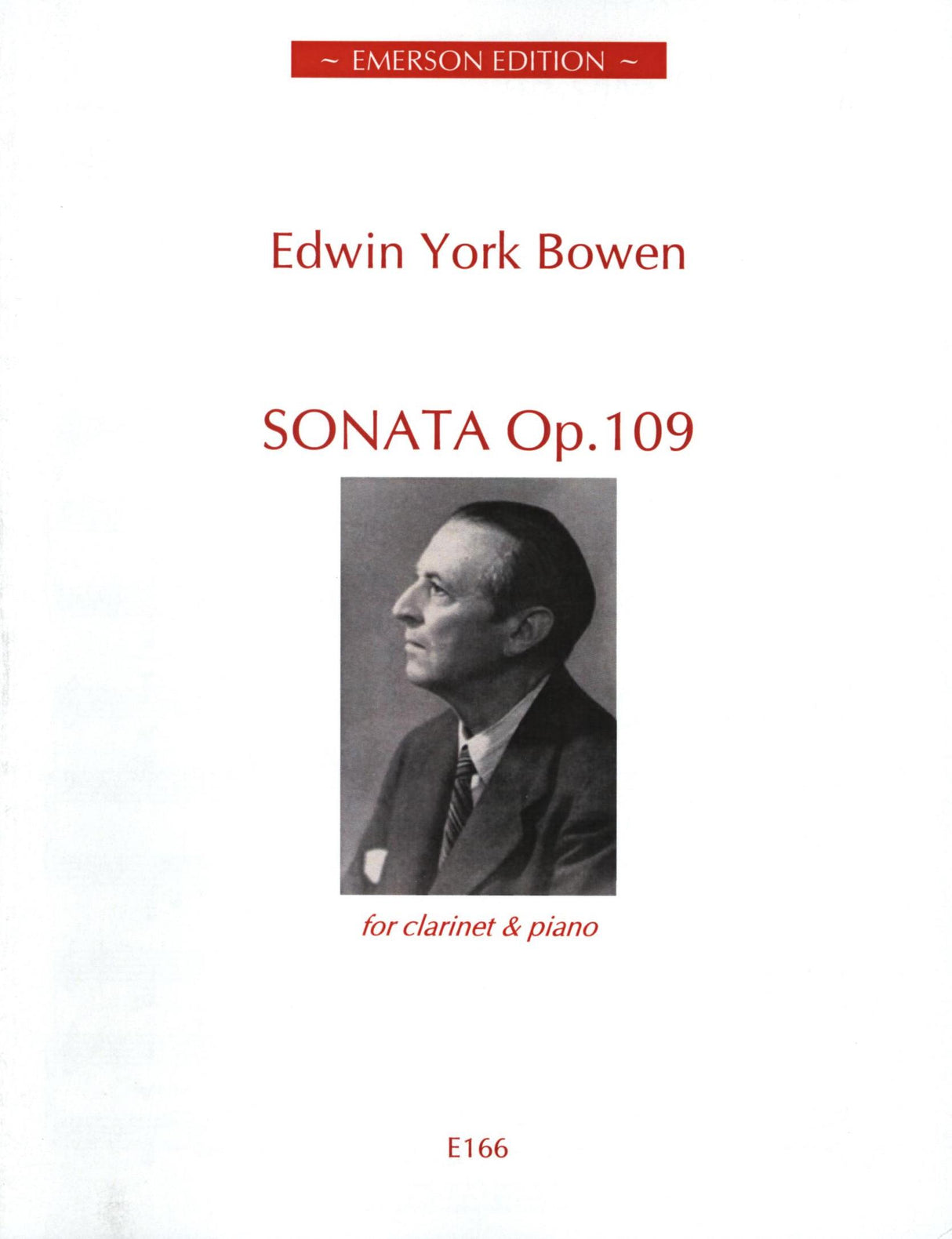 Bowen: Clarinet Sonata, Op. 109