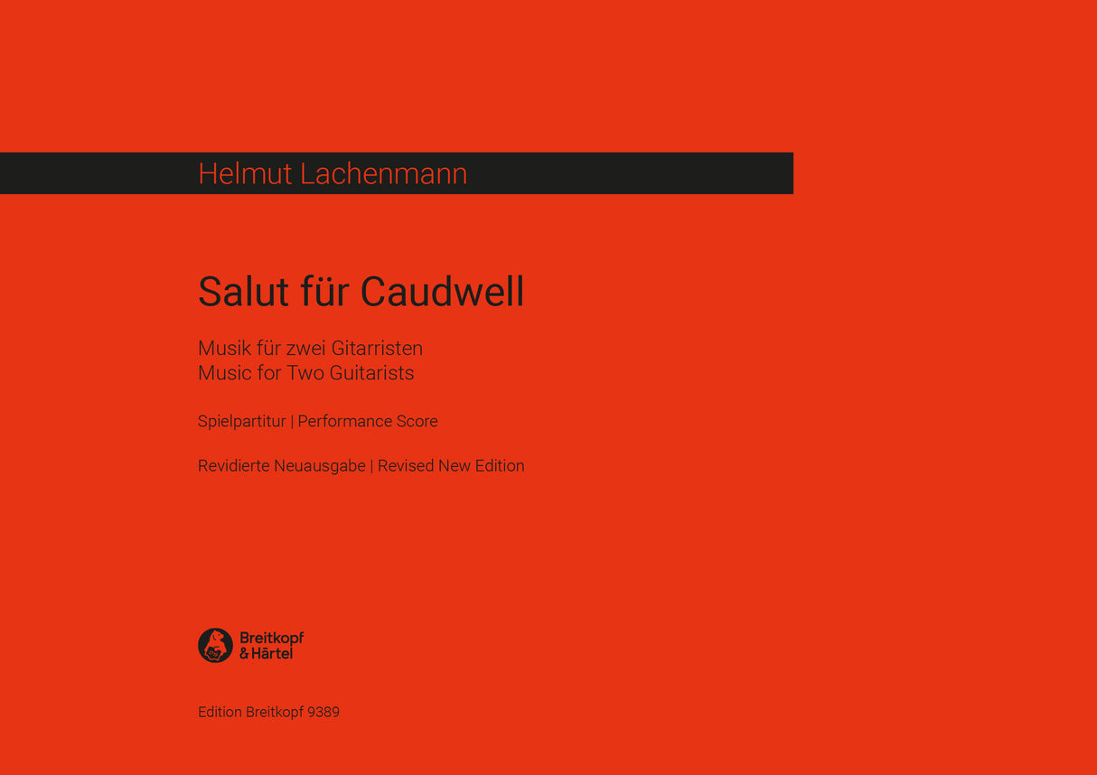 Lachenmann: Salut for Caudwell