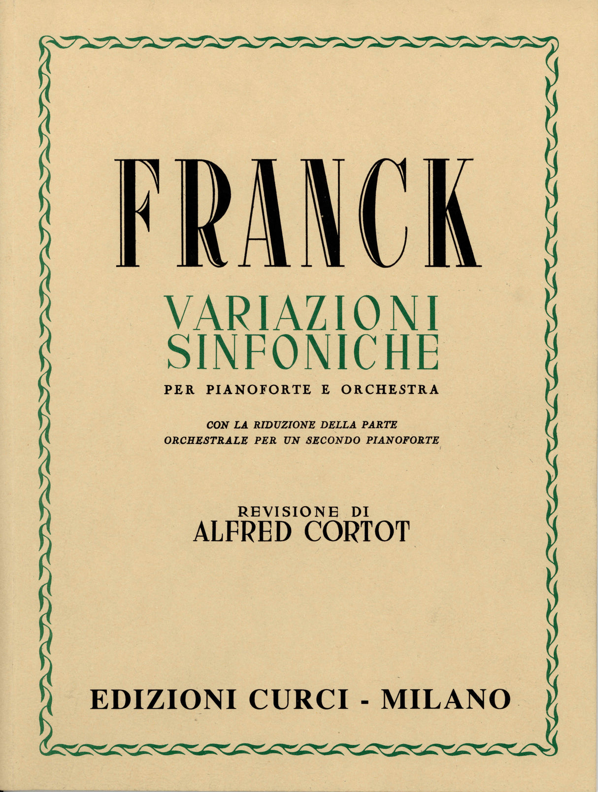 Franck: Symphonic Variations